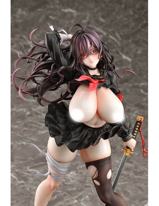 Pink Cat - figurine Reika Danzaiin Demon Exorcist Student Council President by Mataro