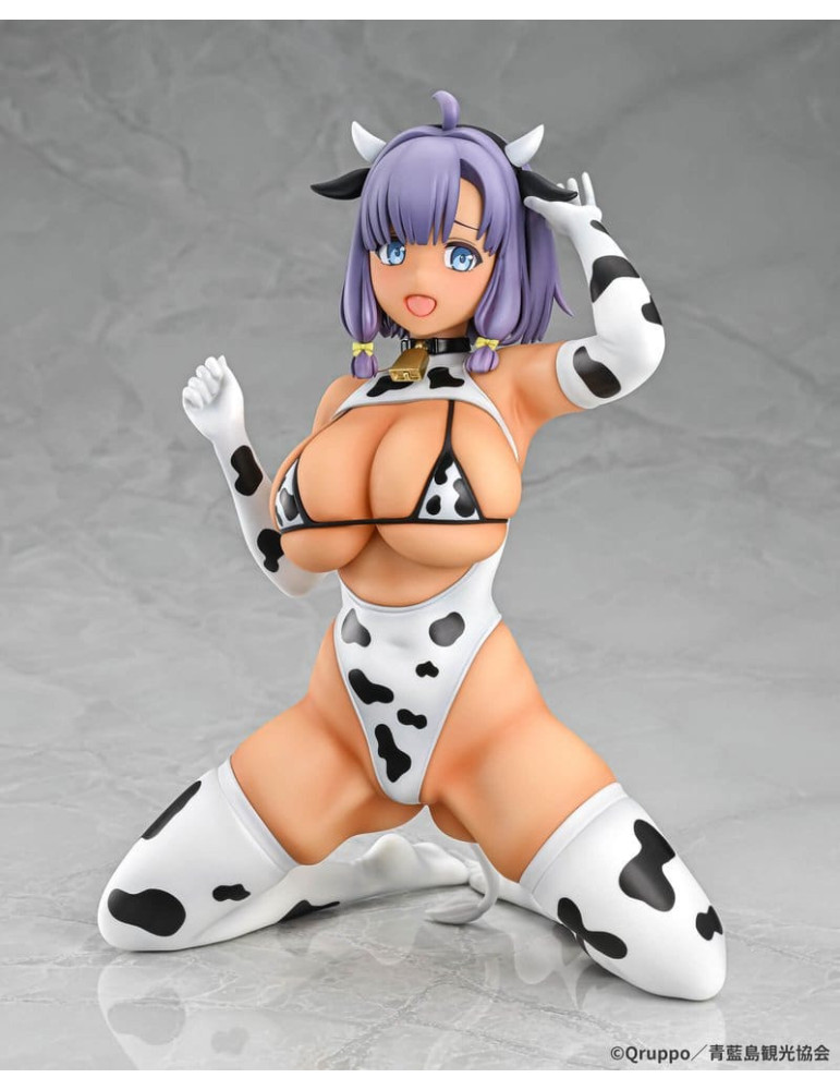 Q-six - Nukitashi The Animation - figure Misaki Hotori Cow print costume Tanned Ver.