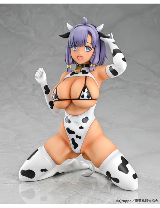 Q-six - Nukitashi The Animation - figure Misaki Hotori Cow print costume Tanned Ver.