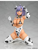 Q-six - Nukitashi The Animation - figurine Misaki Hotori Cow print costume Tanned Ver.