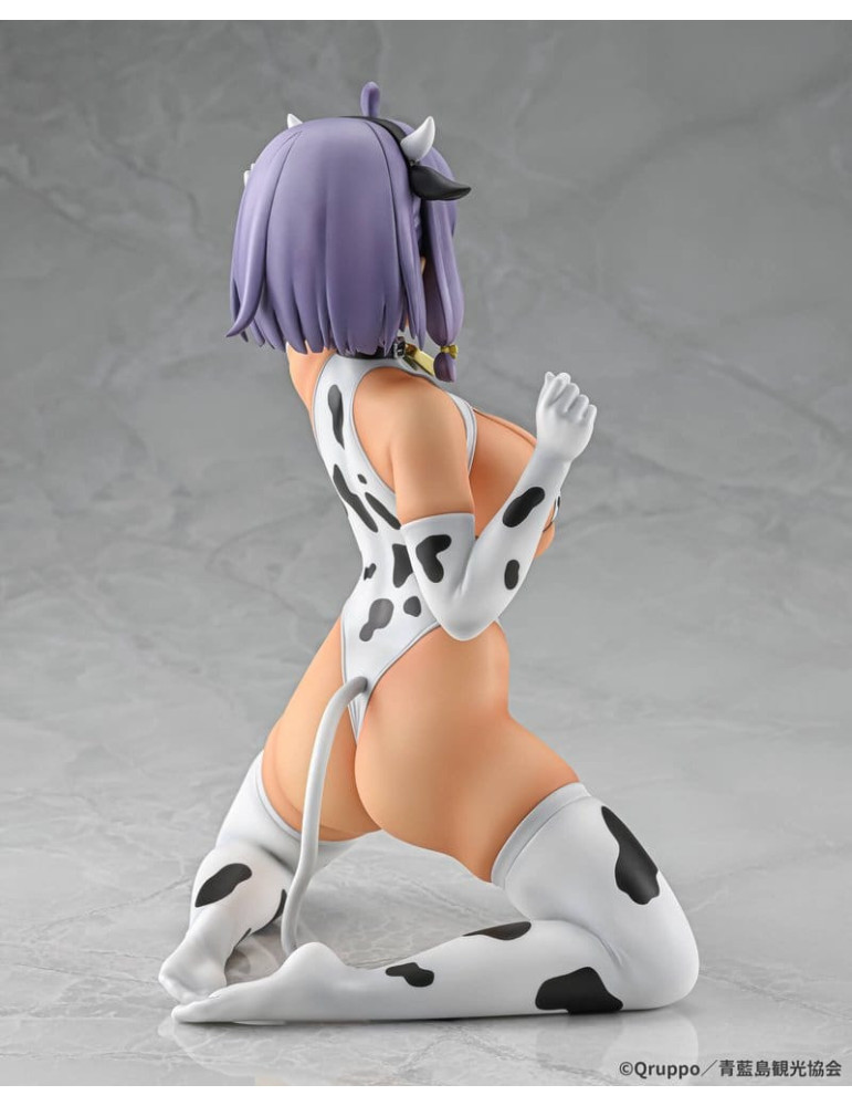 Q-six - Nukitashi The Animation - figure Misaki Hotori Cow print costume Tanned Ver.