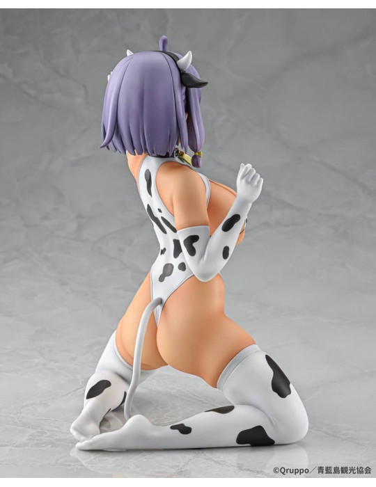 Q-six - Nukitashi The Animation - figure Misaki Hotori Cow print costume Tanned Ver.