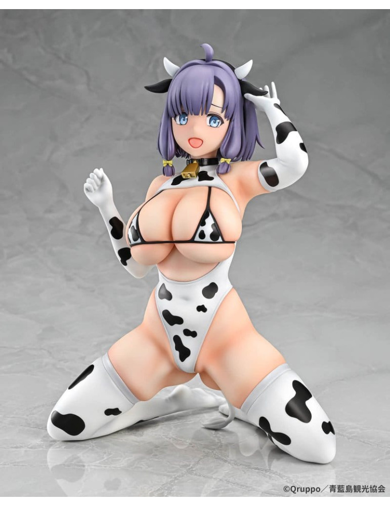Q-six - Nukitashi The Animation - figure Misaki Hotori Cow print costume