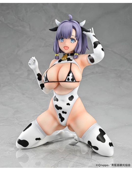 Q-six - Nukitashi The Animation - figure Misaki Hotori Cow print costume