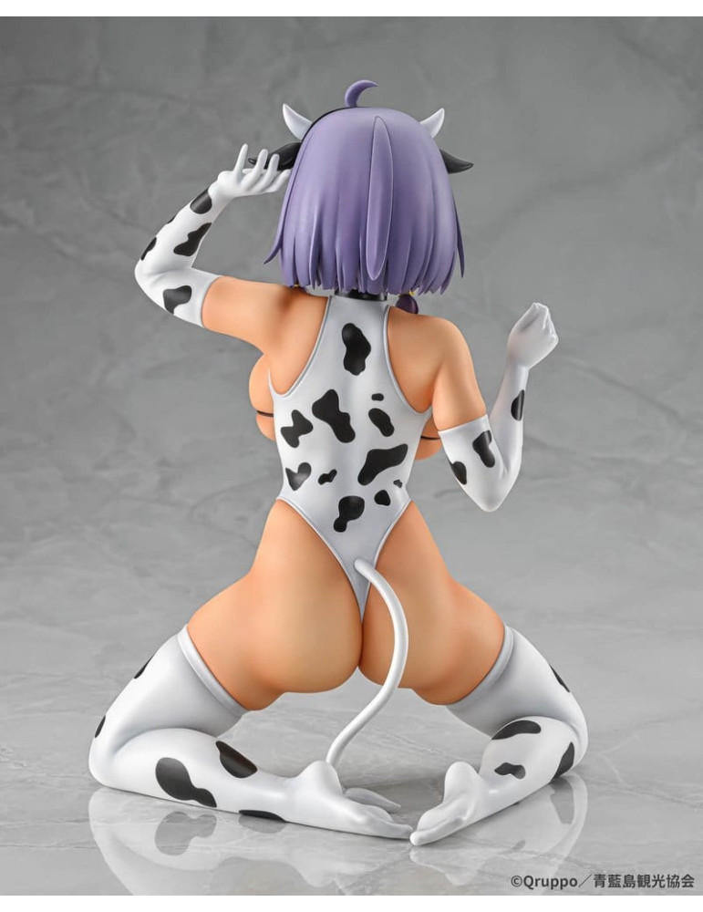 Q-six - Nukitashi The Animation - figure Misaki Hotori Cow print costume Tanned Ver.