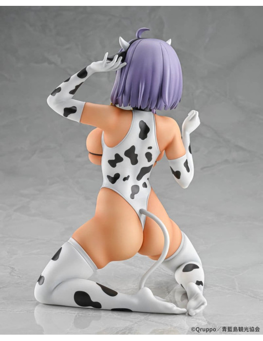 Q-six - Nukitashi The Animation - figure Misaki Hotori Cow print costume Tanned Ver.