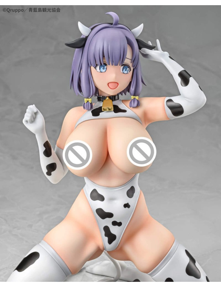 Q-six - Nukitashi The Animation - figure Misaki Hotori Cow print costume