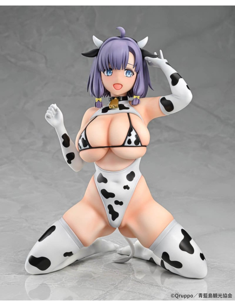 Q-six - Nukitashi The Animation - figure Misaki Hotori Cow print costume