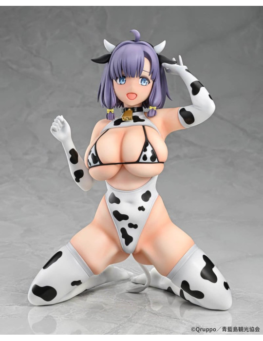Q-six - Nukitashi The Animation - figure Misaki Hotori Cow print costume