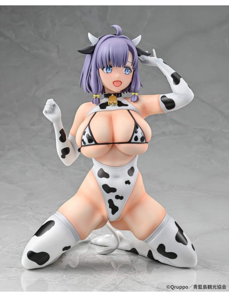 Q-six - Nukitashi The Animation - figure Misaki Hotori Cow print costume