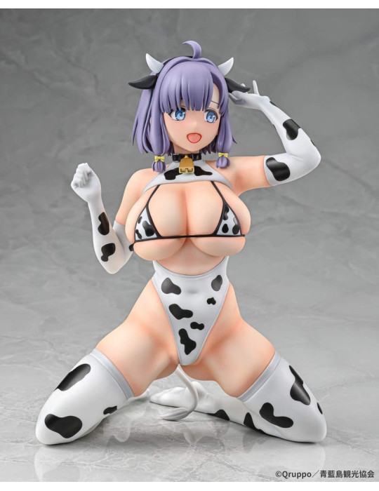 Q-six - Nukitashi The Animation - figurine Misaki Hotori Cow print costume