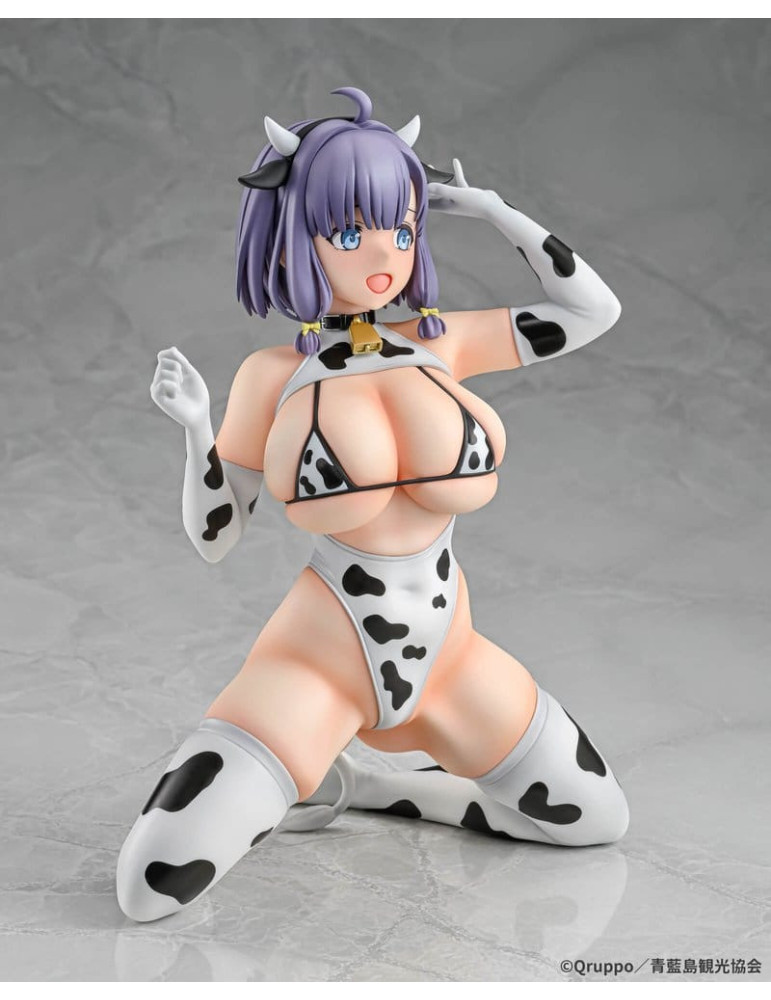 Q-six - Nukitashi The Animation - figurine Misaki Hotori Cow print costume