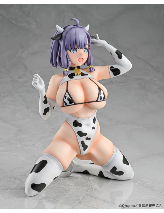 Q-six - Nukitashi The Animation - figurine Misaki Hotori Cow print costume
