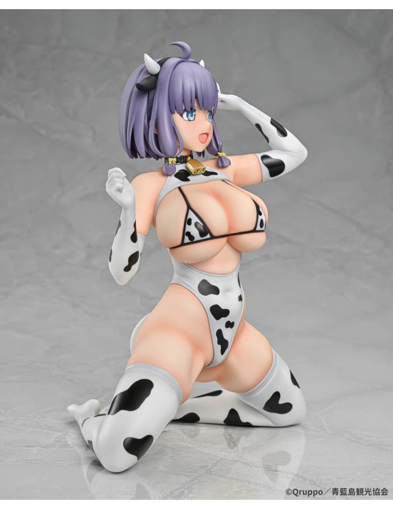Q-six - Nukitashi The Animation - figurine Misaki Hotori Cow print costume