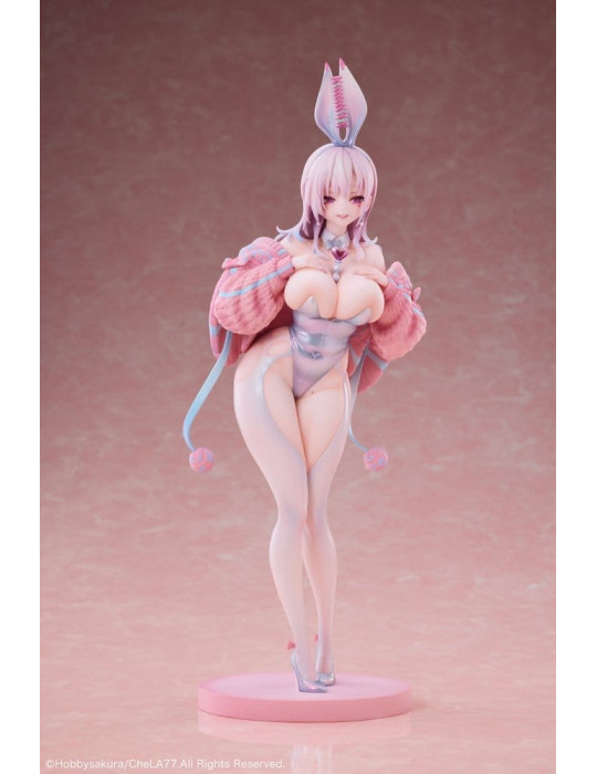 Hobby Sakura - figurine Knit Bunny Girl illustration by CheLA77