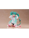 Taito - Hatsune Miku - Desktop Cute Figure Hatsune Miku Cat Ear T-Shirt Ver.