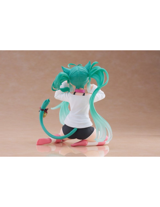 Taito - Hatsune Miku - Desktop Cute Figure Hatsune Miku Cat Ear T-Shirt Ver.