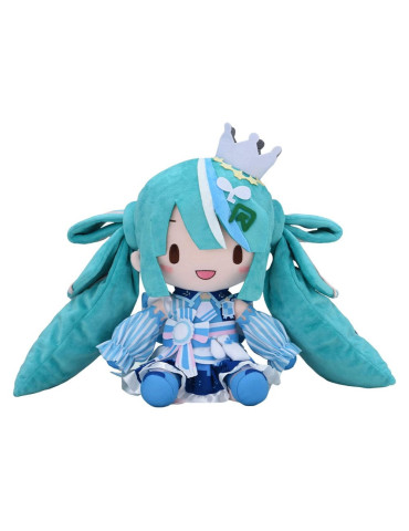 peluche Fuwa Petit Hatsune Miku LAWSON 50th Anniversary Special LIVE L