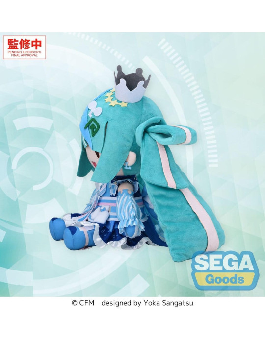 peluche Fuwa Petit Hatsune Miku LAWSON 50th Anniversary Special LIVE L