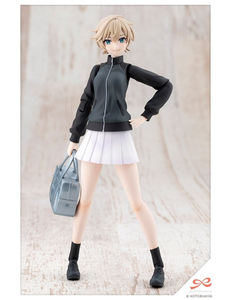 Kotobukiya - Sousai Shojo Teien - figurine Rui Saotome Touhou High School Tracksuit Dreaming Style Midnight Onyx