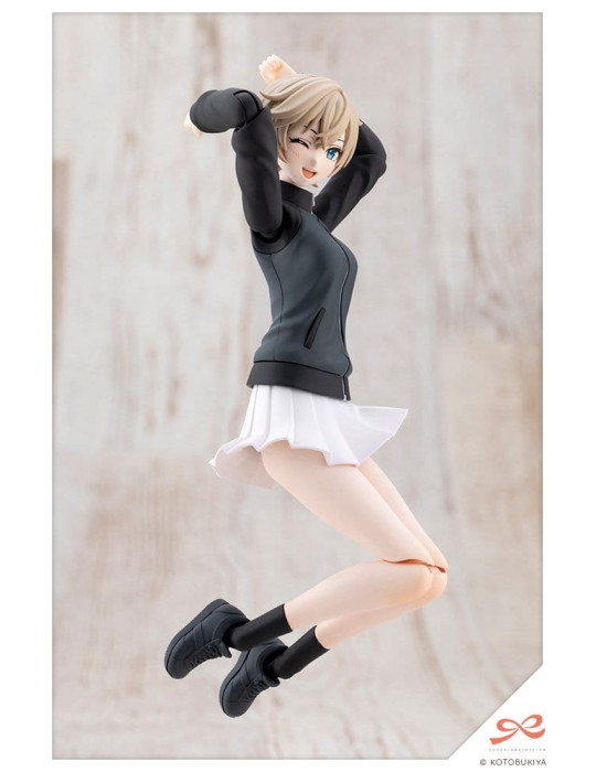 Kotobukiya - Sousai Shojo Teien - figurine Rui Saotome Touhou High School Tracksuit Dreaming Style Midnight Onyx