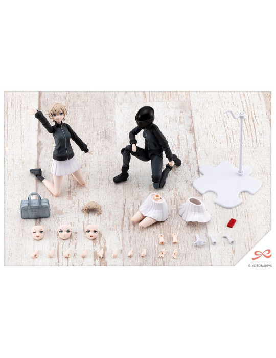 Kotobukiya - Sousai Shojo Teien - figurine Rui Saotome Touhou High School Tracksuit Dreaming Style Midnight Onyx