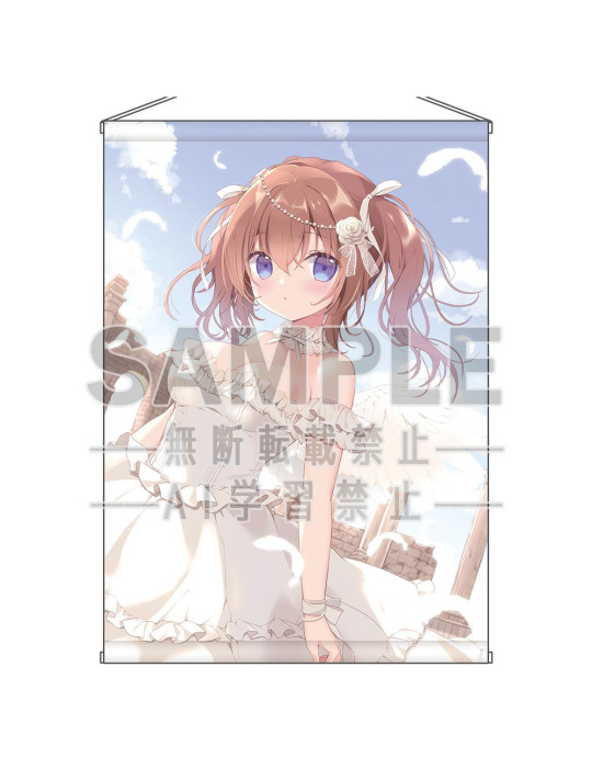 Miyu Miyasaka Original Illustration Sakika-chan's Wings of Blessing Tapestry B1