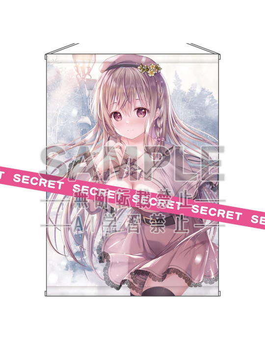 TwinBox Original Illustration Winter Happening Date Maeda Shiori X-rated Tapestry B1