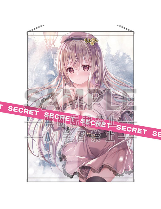 TwinBox Original Illustration Winter Happening Date Maeda Shiori X-rated Tapestry B2