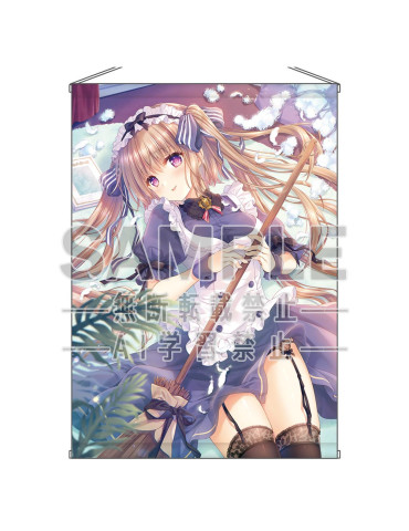 Mako Tatekawa Original Illustration Chiramise Dojikko Maid Sawa-chan Tapestry