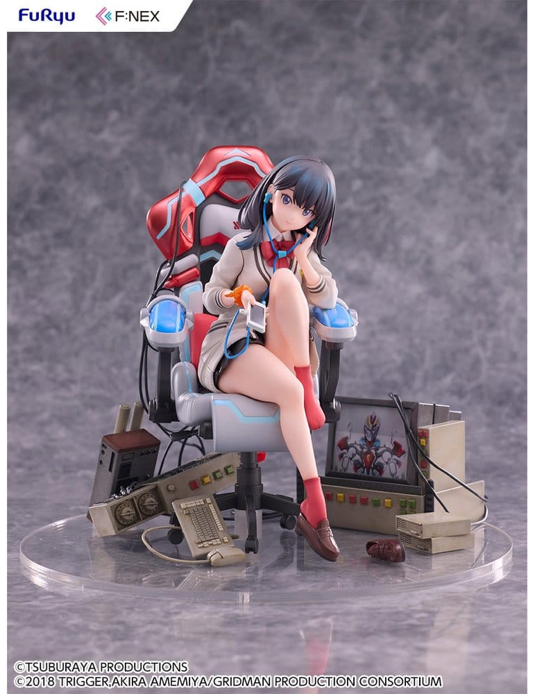 Furyu - SSSS. Gridman Universe - figure Rikka Takarada Gaming Chair Ver.