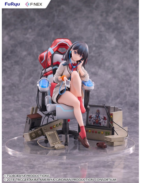 Furyu - SSSS. Gridman Universe - figure Rikka Takarada Gaming Chair Ver.
