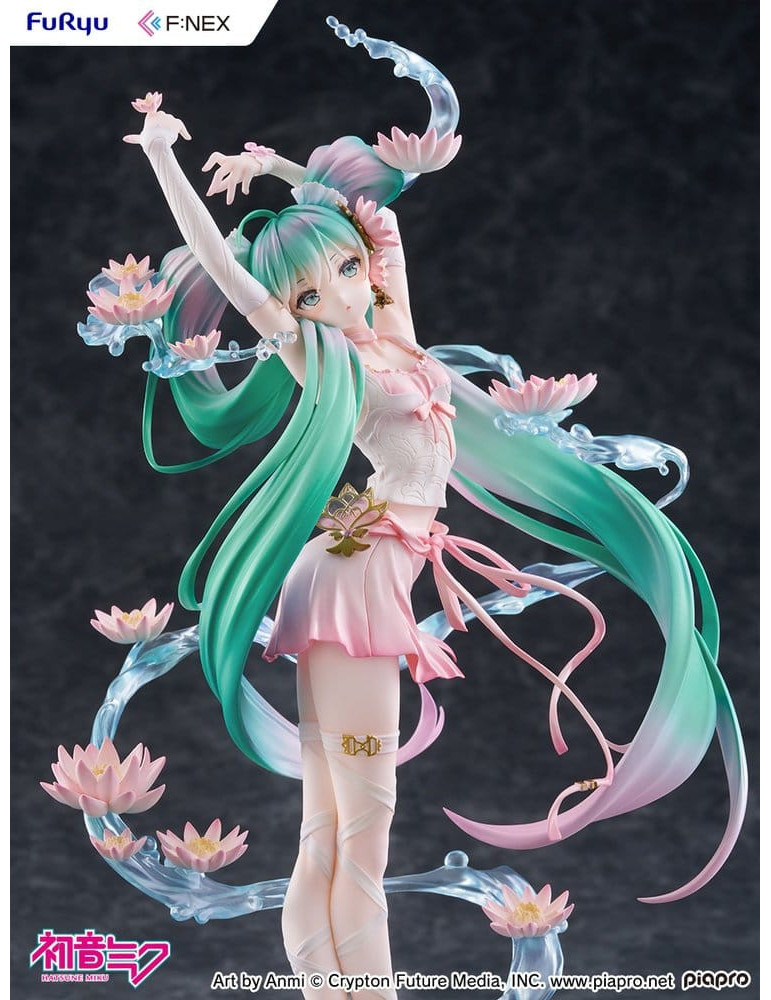 Furyu - figurine F:NEX Hatsune Miku Water lily Ver.