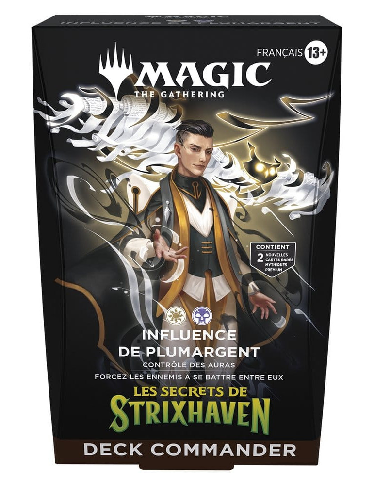 Magic the Gathering set de 5 decks Commander Les secrets de Strixhaven