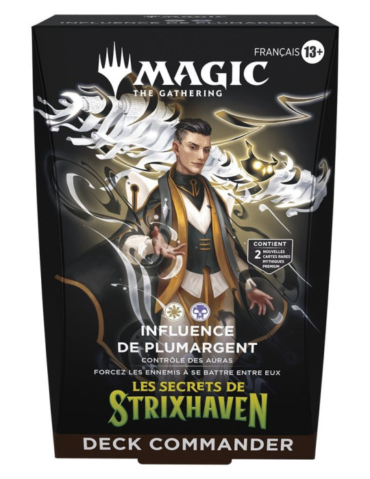 Magic the Gathering set de 5 decks Commander Les secrets de Strixhaven