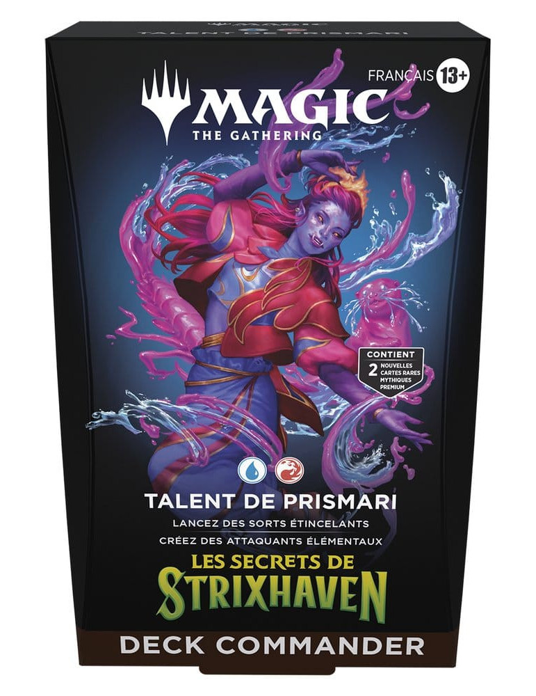 Magic the Gathering set de 5 decks Commander Les secrets de Strixhaven