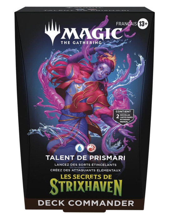 Magic the Gathering set de 5 decks Commander Les secrets de Strixhaven