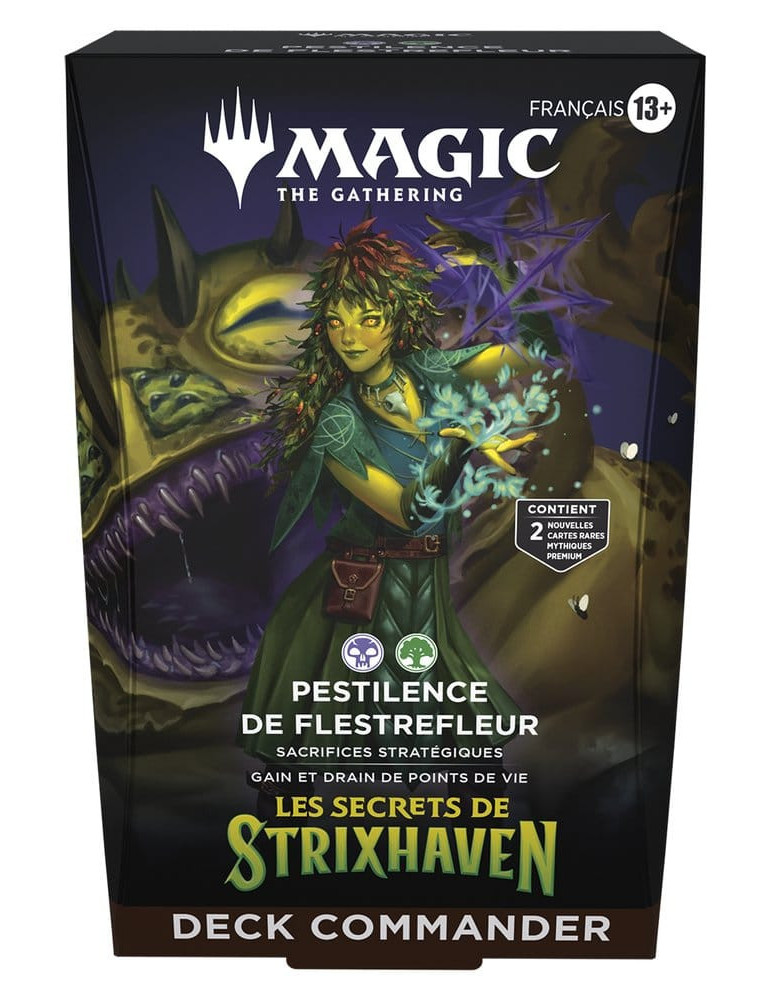 Magic the Gathering set de 5 decks Commander Les secrets de Strixhaven