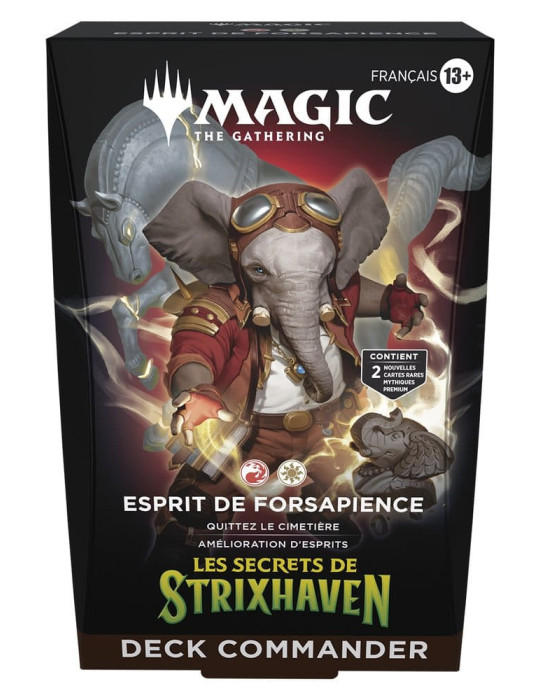 Magic the Gathering set de 5 decks Commander Les secrets de Strixhaven