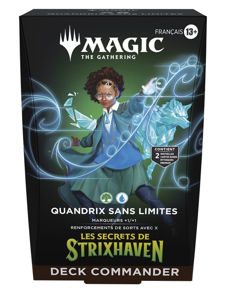 Magic the Gathering set de 5 decks Commander Les secrets de Strixhaven