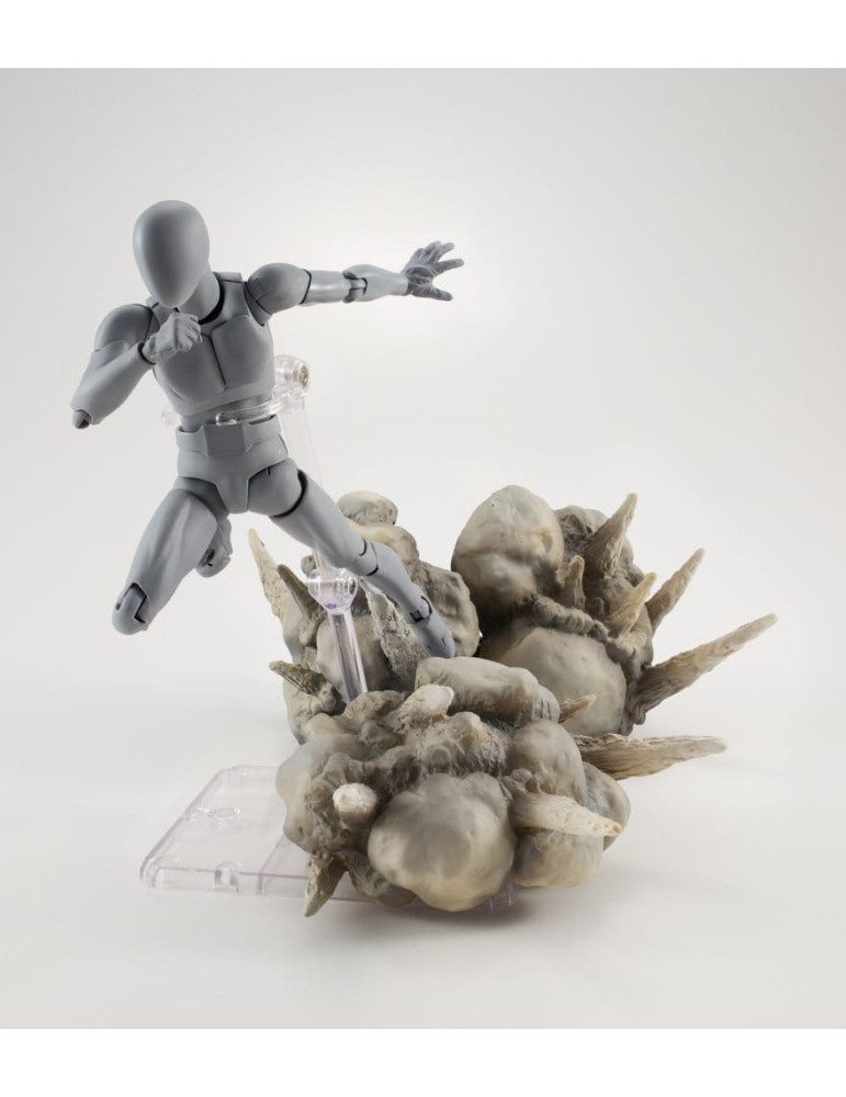Bandai - Tamashii Effect accessoire Explosion Gray Ver. for S.H.Figuarts
