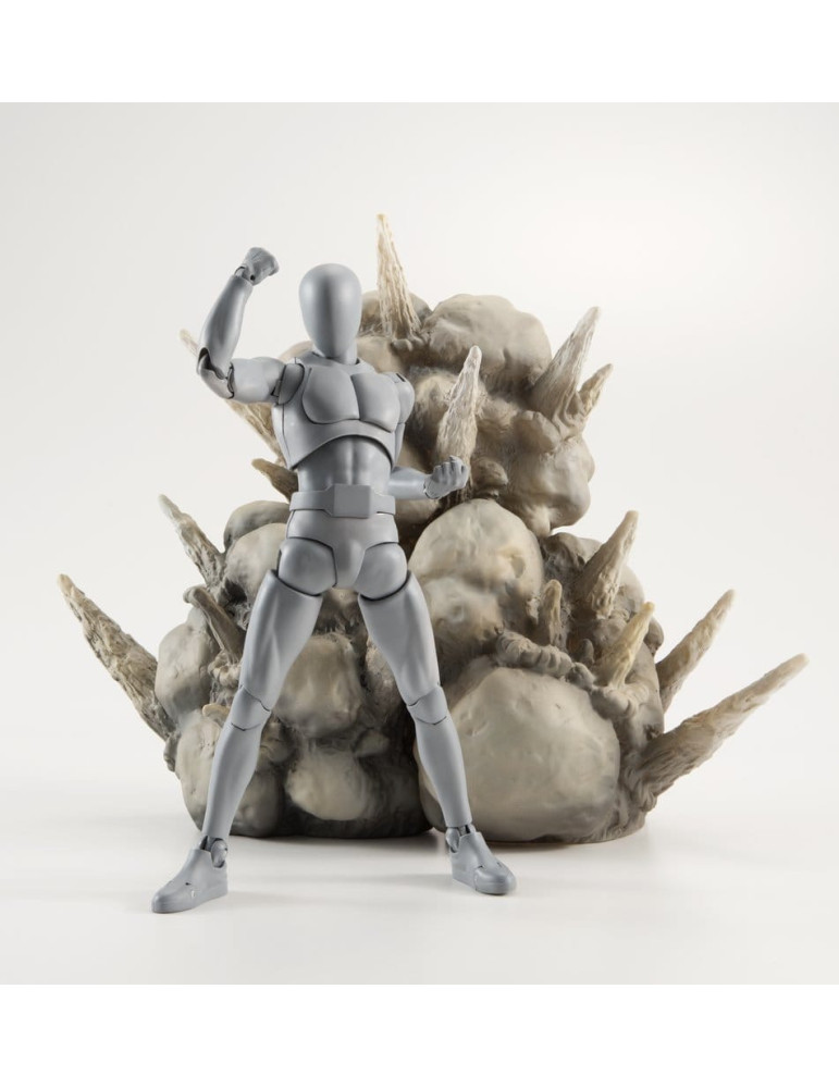 Bandai - Tamashii Effect accessoire Explosion Gray Ver. for S.H.Figuarts