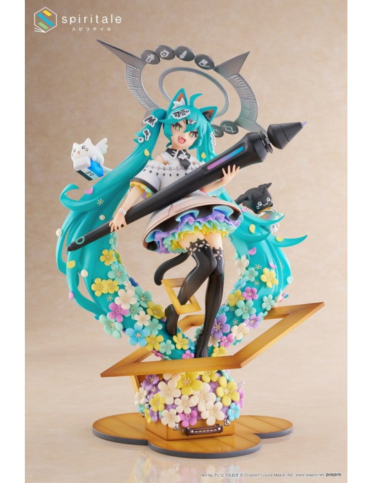 Spiritale - Hatsune Miku x Naoki Saito - figure Hatsune Miku The Painter Ver.