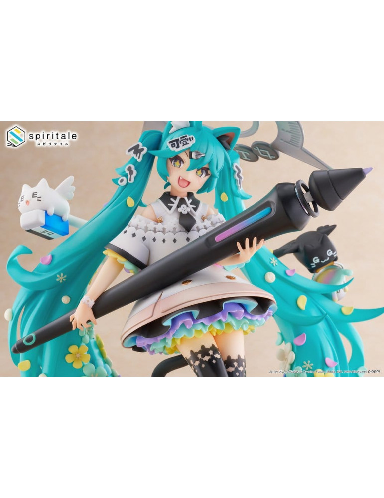 Spiritale - Hatsune Miku x Naoki Saito - figure Hatsune Miku The Painter Ver.