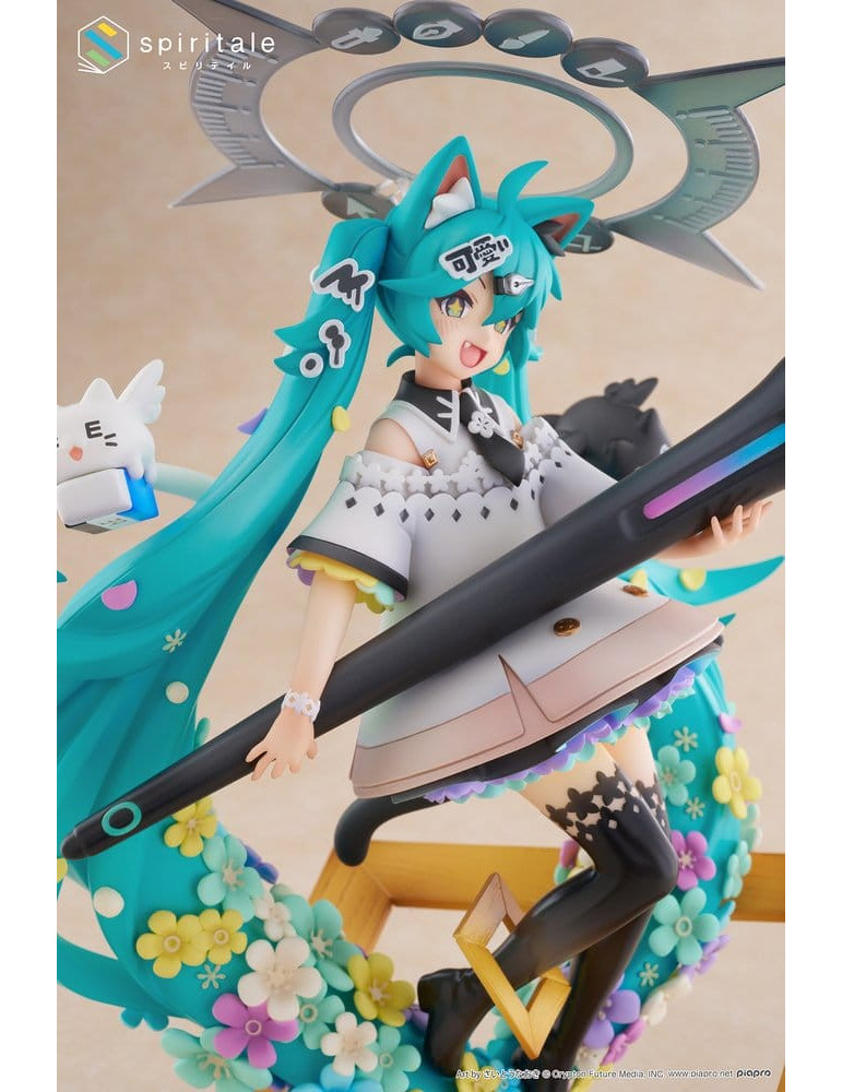 Spiritale - Hatsune Miku x Naoki Saito - figurine Hatsune Miku The Painter Ver.