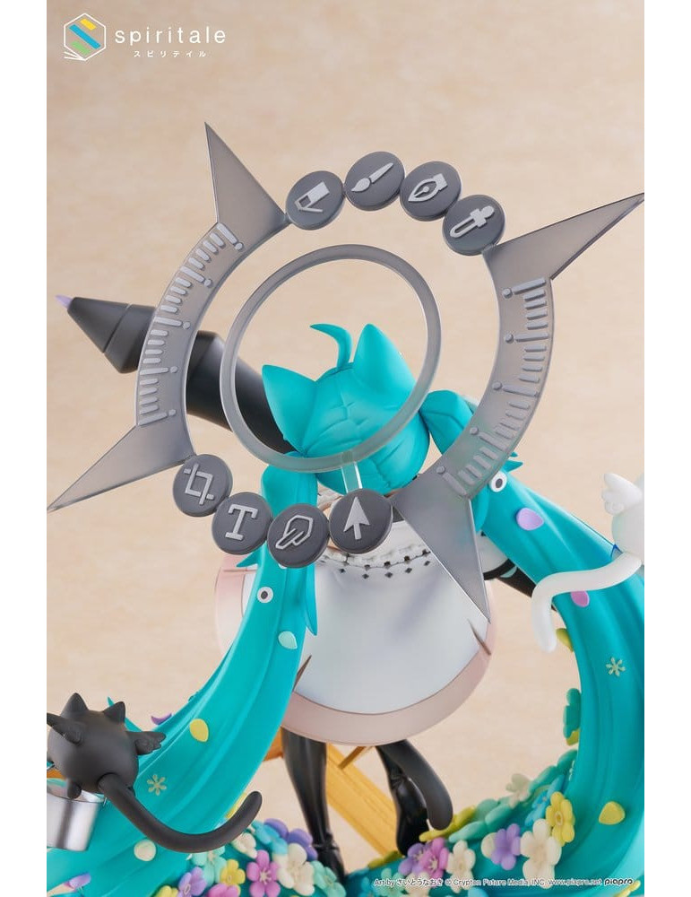 Spiritale - Hatsune Miku x Naoki Saito - figurine Hatsune Miku The Painter Ver.
