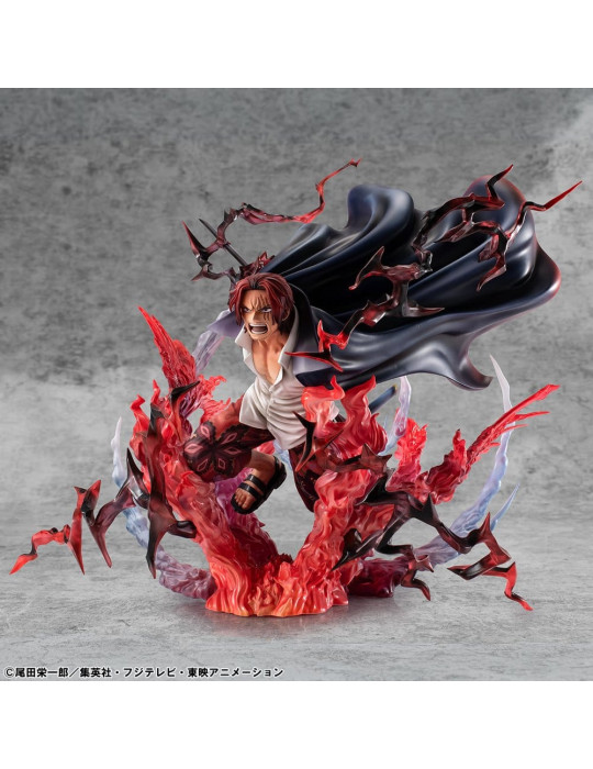 Megahouse - One Piece - figurine P.O.P. SA-MAXIMUM Leader of Red Hair Pirates Red-Haired Shanks Kamusari