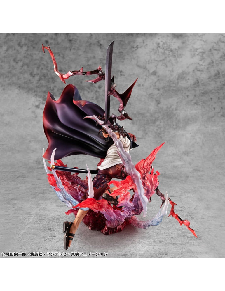 Megahouse - One Piece - figurine P.O.P. SA-MAXIMUM Leader of Red Hair Pirates Red-Haired Shanks Kamusari