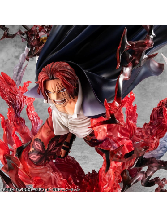Megahouse - One Piece - figurine P.O.P. SA-MAXIMUM Leader of Red Hair Pirates Red-Haired Shanks Kamusari