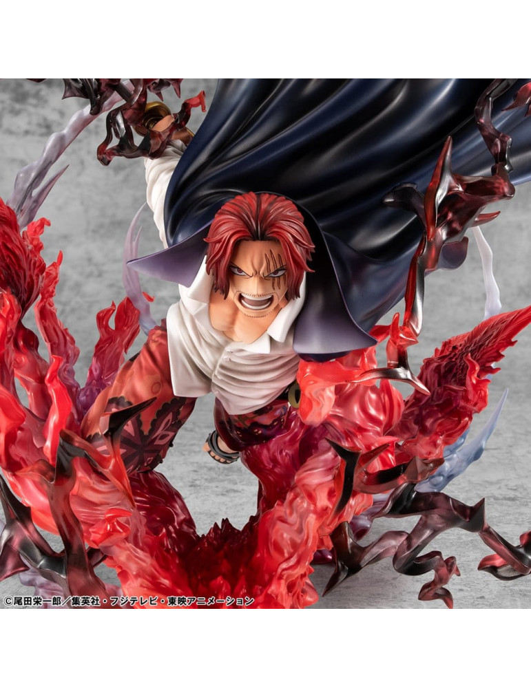 Megahouse - One Piece - figurine P.O.P. SA-MAXIMUM Leader of Red Hair Pirates Red-Haired Shanks Kamusari